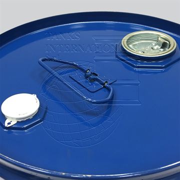 Metallic  drum with  screw  caps - 15 litres volume