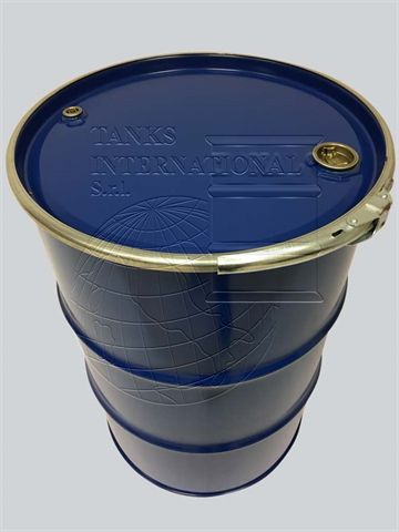 Metallic open-head drum - 217 litres volume for liquid products