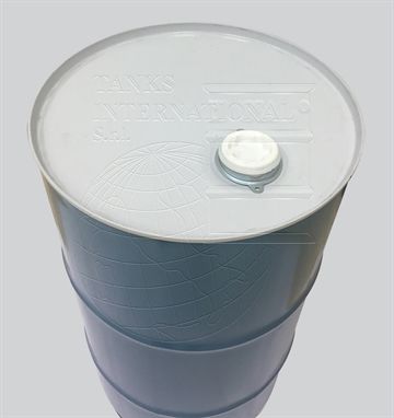 Metallic  composite  drum  with  screw  cap and HDPE  inner receptacle  - 60 litres volume