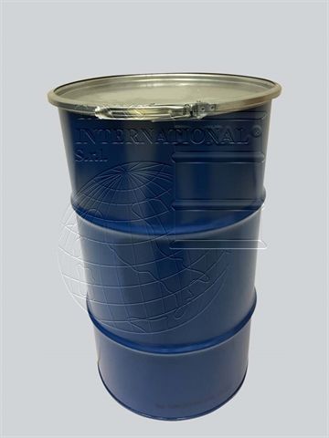 Fusto metallico con coperchio da 115 lt