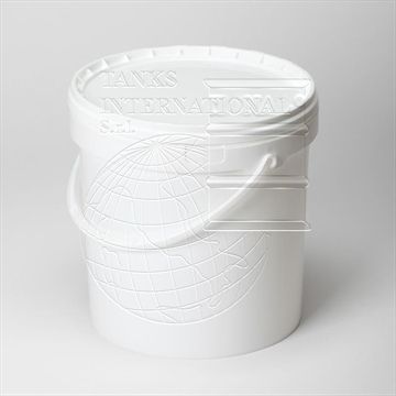 Plastic pail of 10 lt