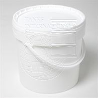 Plastic pail of 6 lt