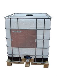 IBC antistatique en polythène - ADR - palette en bois - capacité  1000 litres