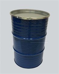 Metallic open-head drum - 217 litres volume