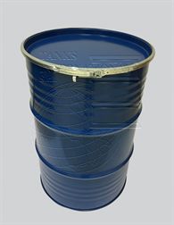 Fusto metallico con coperchio da 217 lt laccato